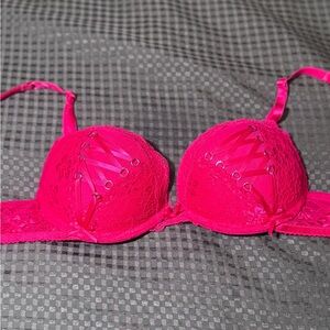 Red Push up Lace Bra